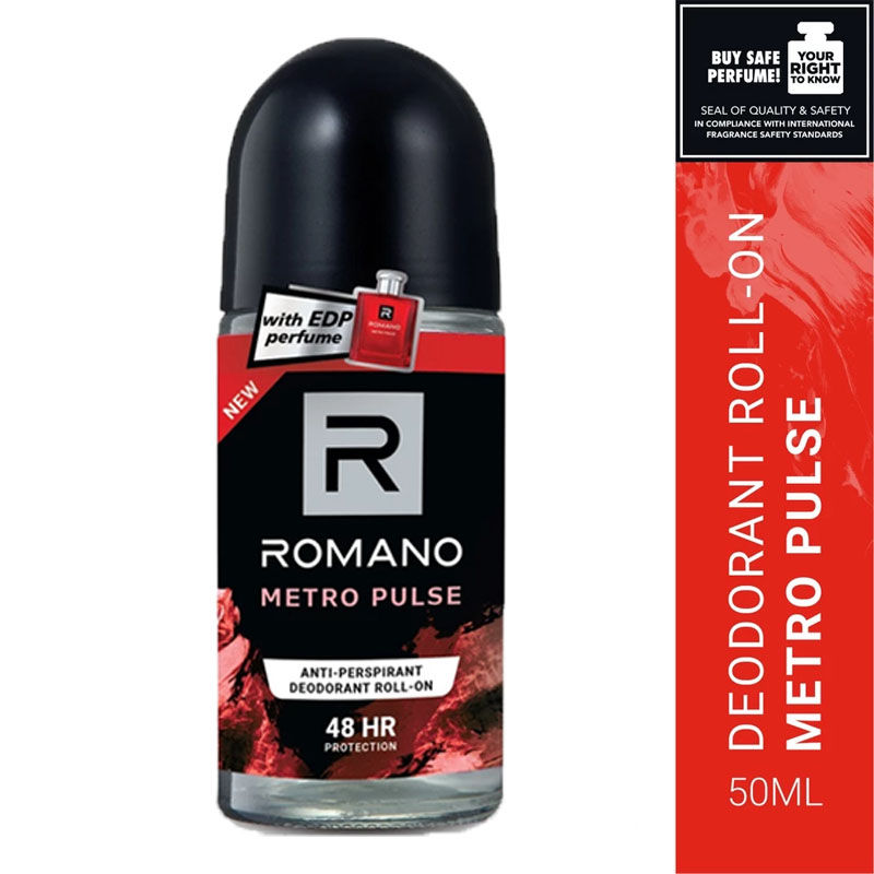 Romano Deodorant Roll On 50ml - Metro Pulse